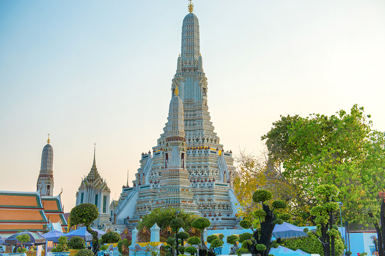 No.3 Bangkok City Temple (HD) : Klong Tour, Wat Arun, Wat Saket